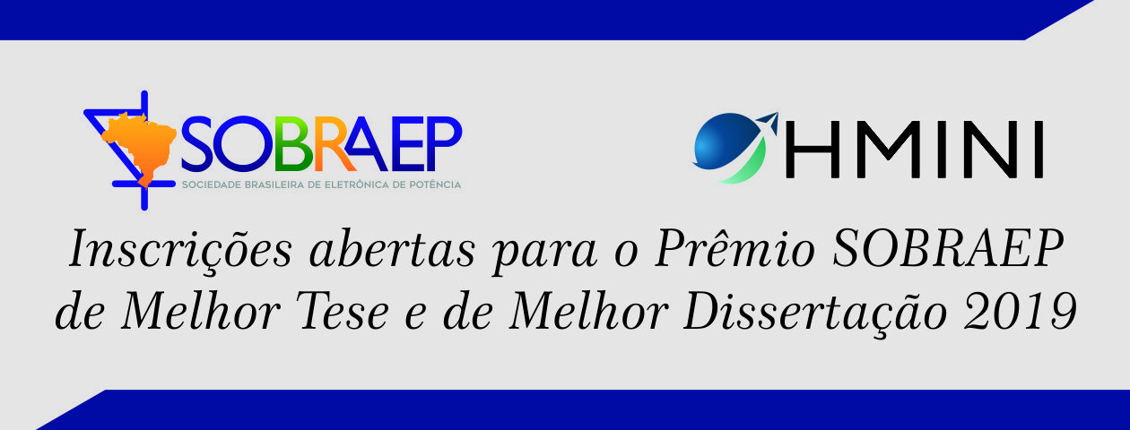 Prêmio SOBRAEP de Dissertação e de Tese – Edição 2019