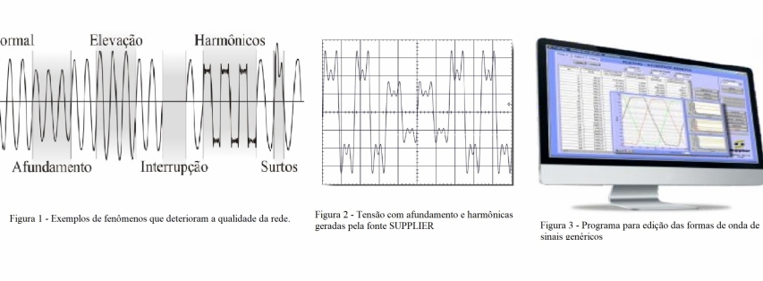 Ensaios de Distúrbios da Rede Elétrica